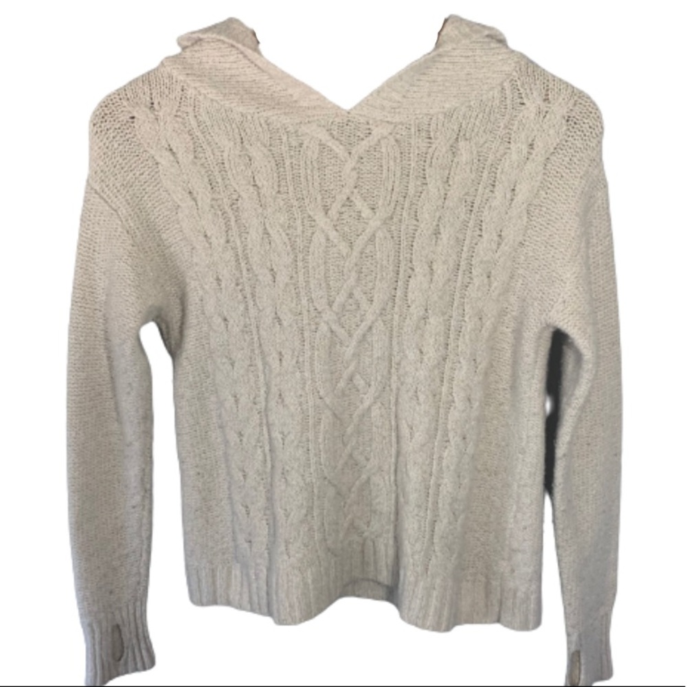 Justice Hoodie Knit Long Sleeve Sweater